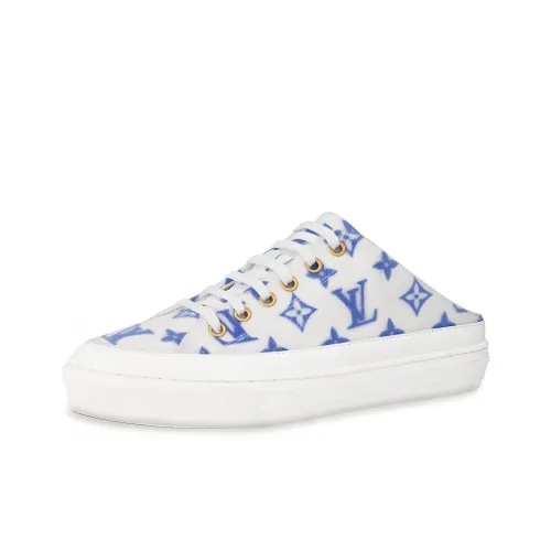 LOUIS VUITTON Stellar Домашние тапочки Женские Синий Белый
