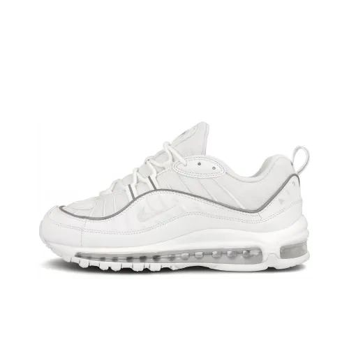 Nike Air Max 98 Low Топ Беговые кроссовки Женские Чисто белый