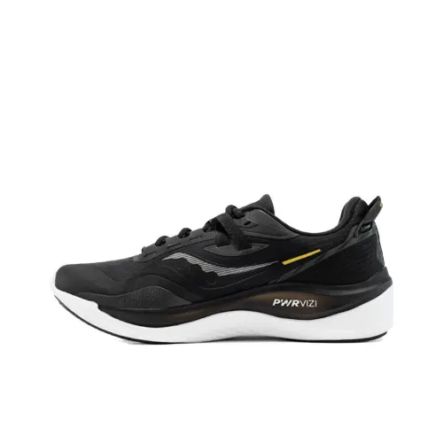 Saucony Runshield Низкий Водонепроницаемый Устойчивый к Износу Водонепроницаемый Низкий Топ Повседневные Беговые кроссовки Унисекс Черный Желтый