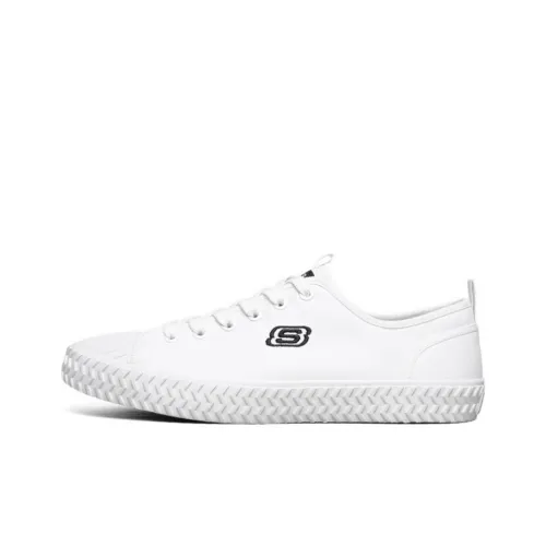 Skechers V'lites 2,0 Slip-Resistant Shock Absorbers с устойчивостью к истиранию Низкие кеды для скейтбординга Белые