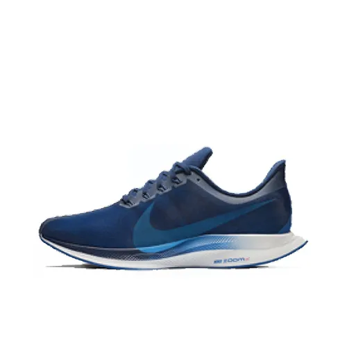 Nike Pegasus 35 Non Slip Легкий Низкий Топ Беговые кроссовки Мужские Морской синий