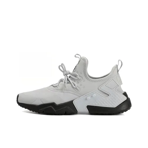 Nike Air Huarache Non Slip Легкий Низкий Топ Повседневная Беговая Обувь Мужская Черно-Белая