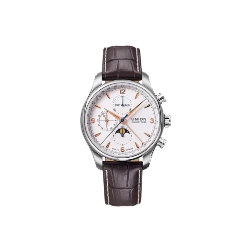 UNION GLASHUTTE/SA Автоматический механический механизм Мужские часы Belisar Collection 44мм*15мм*15мм Белый