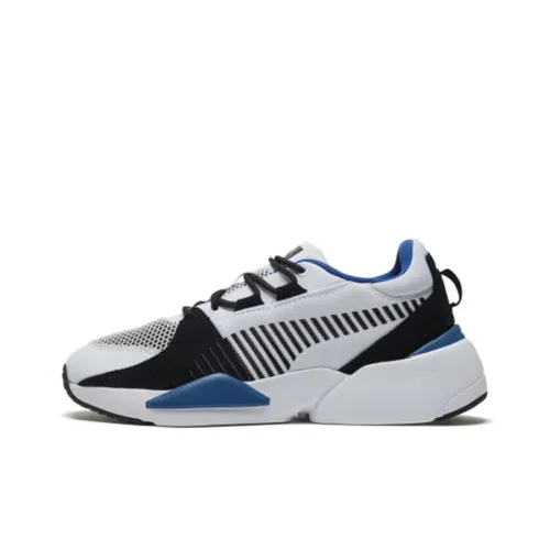 PUMA Non Skirt Легкий Низкий Топ Марафон Беговые кроссовки Унисекс Белый Черный