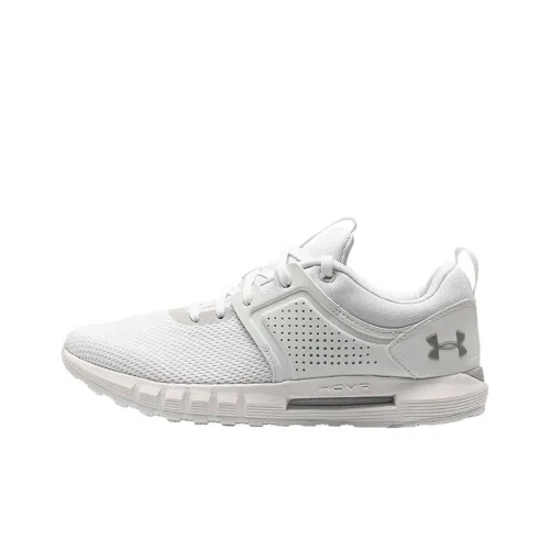 Under Armour Non Bottom Slip Легкий Низкий Топ Беговые кроссовки Женские Белые