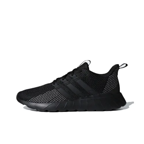 Adidas Neo QUESTAR FLOW Slip-resistant Abrasion-resistant Low-top Беговые кроссовки Мужские Warrior Черный