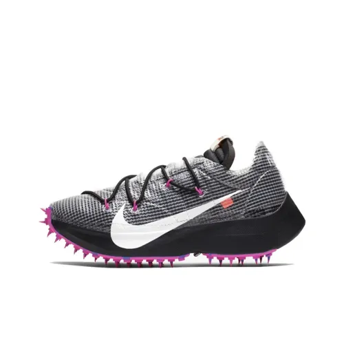 OFF Белый x Nike Vapor Street Low Топ Повседневные Беговые Кроссовки Женские Черный Фиолетовый
