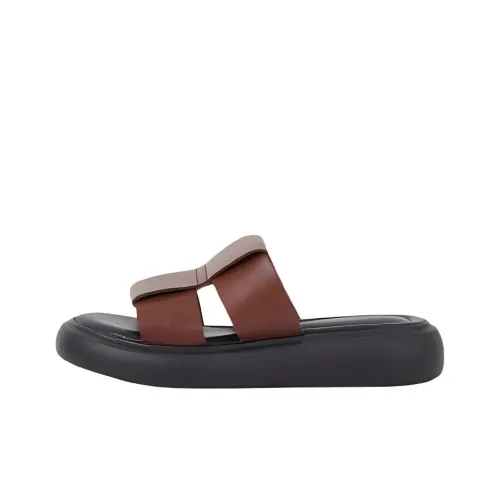 VAGABOND SHOEMAKERS Slip-resistant Slippers Women's Brown VAGABOND SHOEMAKERS Противоскользящие слипоны Женские Коричневые