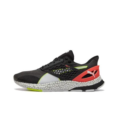 PUMA Нескользящий Легкий Низкий Топ Марафон Беговые кроссовки Мужские Черный Красный