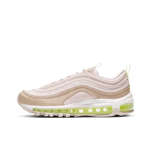 Nike Air Max 97 Low Топ Марафон Беговые кроссовки Женские Розовая роза Золотой