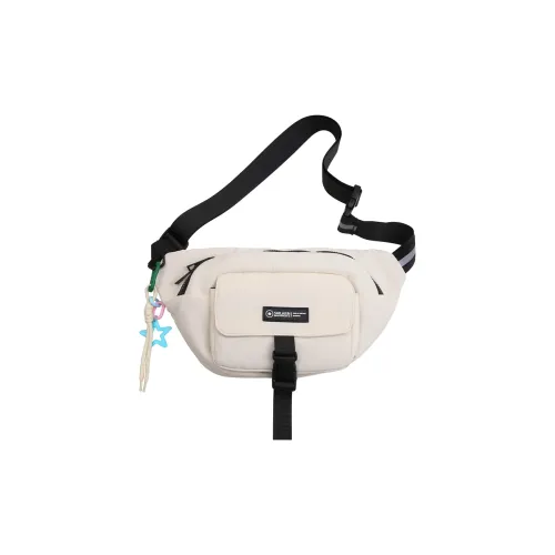 OURFUN Нейлоновая сумка через плечо унисекс белый черный красный хаки