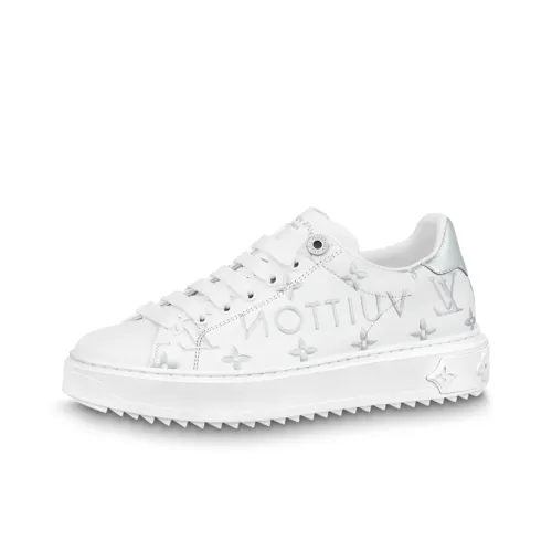 LOUIS VUITTON Time Out Low Топ Стильные Скейтбординги Женские Белые