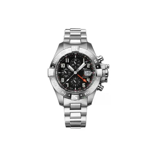 Шар Автоматический Механический Механизм Мужские Часы Hydrocarbon Collection 45 мм Черные