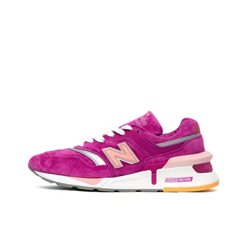 New Balance NB 997S Легкий Низкий Топ Беговые Кроссовки Мужские Фиолетовые
