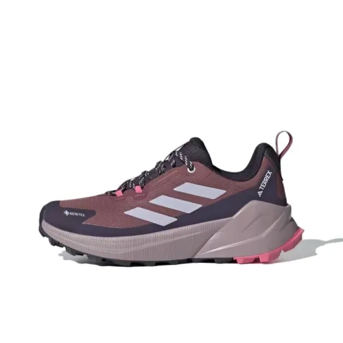 adidas Terrex TRAILMAKER 2,0 Slip Устойчивый к истиранию Водонепроницаемый Низкий Топ Походная обувь Женская Красный Коричневый