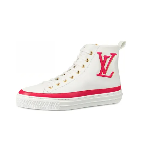 LOUIS VUITTON Stellar Стильные Скейтбординги Женские Белые Розовые