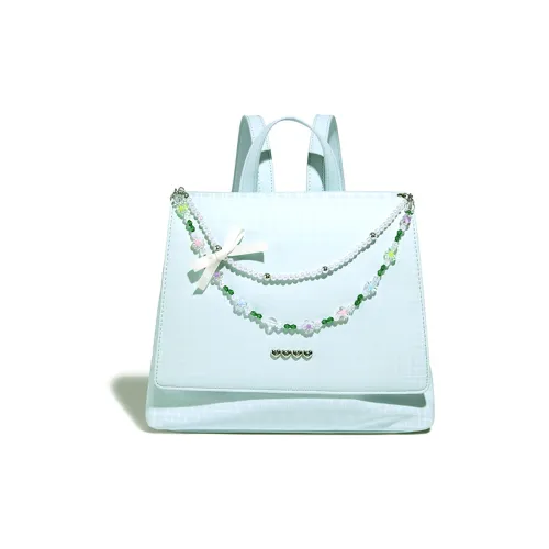 UNITE STAR PU Большая емкость Универсальный Коммутирование Студенты Учеба Ручной Рюкзак Стандартный Женский Зеленый Синий