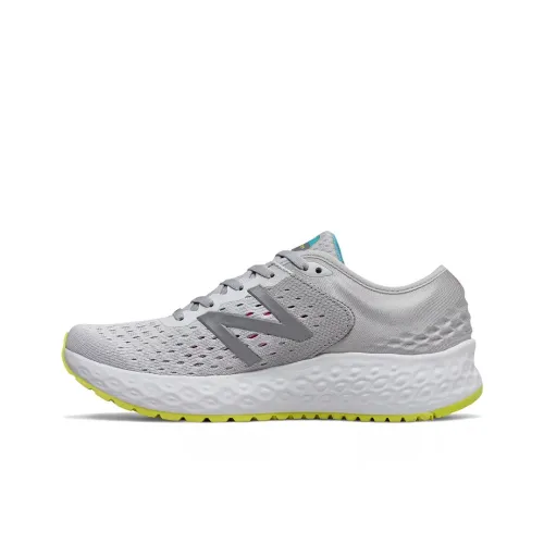 New Balance 1080 Low Топ Повседневные Беговые Кроссовки Женские Серый Белый