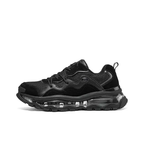 Skechers Uno Low Топ Кэжуал Мужской Черный