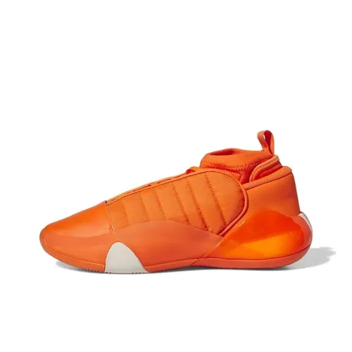 Adidas Harden Vol.7 'Impact Апельсин' Противоскользящие Баскетбольные Кроссовки с Отскоком и Сцеплением MID Топ Мужские Апельсин