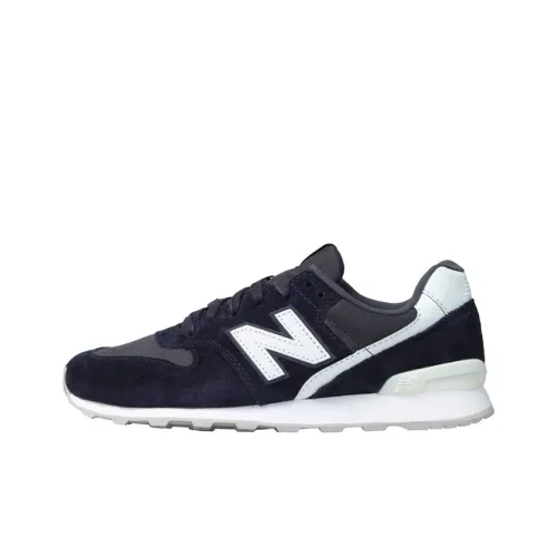 New Balance NB 996 Low Топ Повседневные Беговые Кроссовки Женские Темно-синий Белый