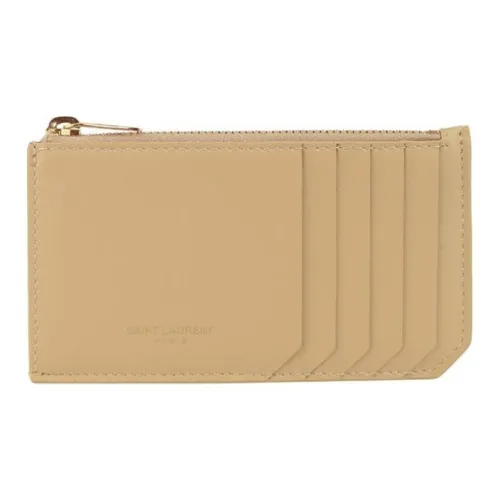 SAINT LAURENT Париж Кожа Кошелек Женские Желтый
