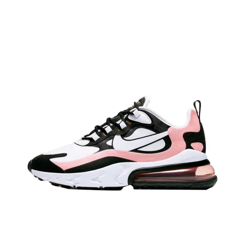 Nike Air Max 270 Low Топ Повседневные Беговые Кроссовки Женские Черный Розовый Белый
