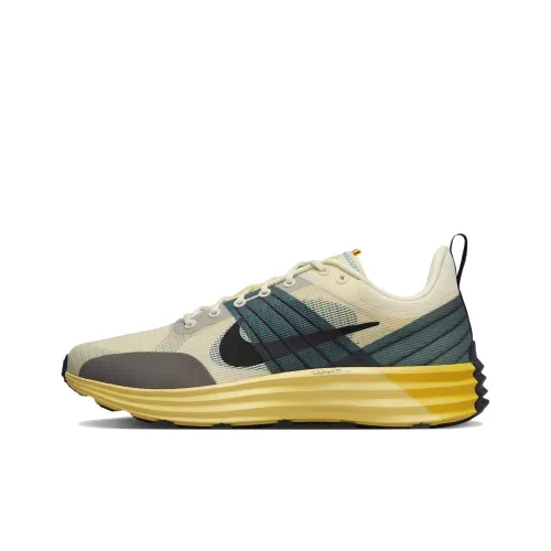 nike Lunar Roam Устойчивый к истиранию Низкий Топ Повседневный Городской Коммутирование Беговые кроссовки Унисекс Бежевый Желтый Синий Черный