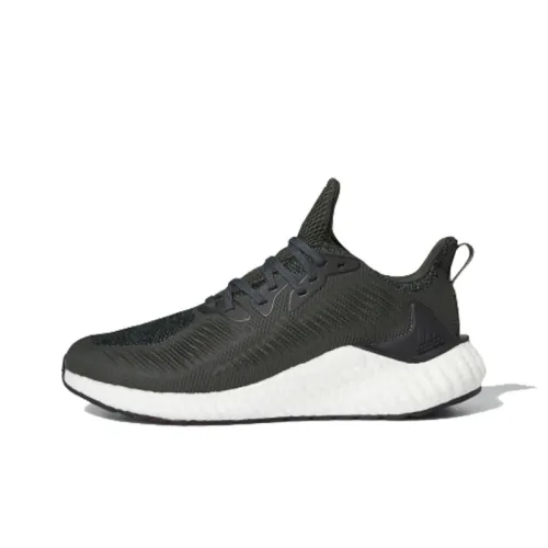 adidas Alphaboost Low Беговые кроссовки Мужские Черные Зеленые