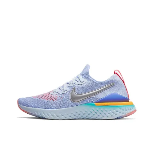 Nike Epic React Flyknit 2 Беговые кроссовки Низкий Топ Женский