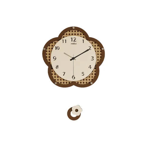 Meishida Sweeping Seconds Movement Унисекс Настенные часы Бежевый