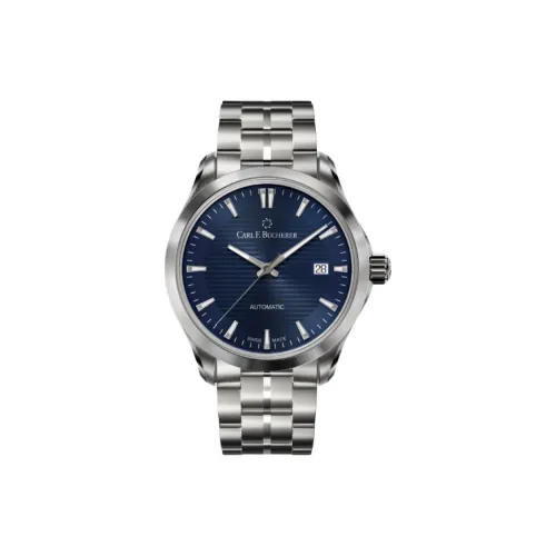 Carl F.Bucherer Автоматический Механический Механизм Мужские Часы из Коллекции MANERO 38 мм Синий