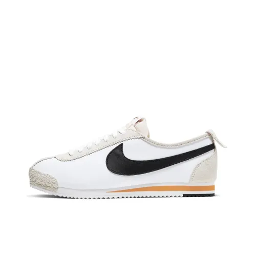 Nike Cortez Low Top Marathon Беговые кроссовки Мужские Оранжевые Белые