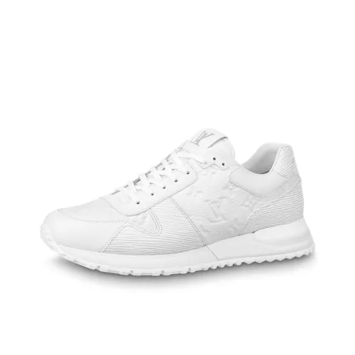 LOUIS VUITTON Run Away Устойчивый к истиранию Низкий Топ Спортивная Повседневная Обувь Мужская Белая