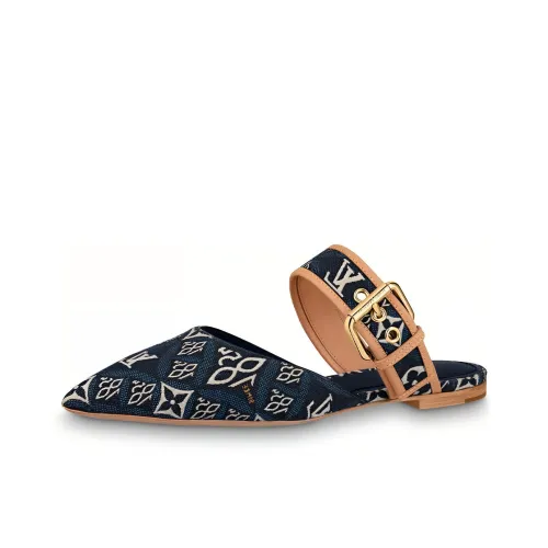 LOUIS VUITTON Туфли на плоской подошве Casual Женские Синие