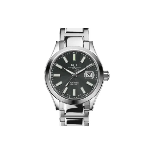 Шар Engineer Collection Автоматический Механический Механизм Мужские Часы на Запястье 40 Серый Циферблат