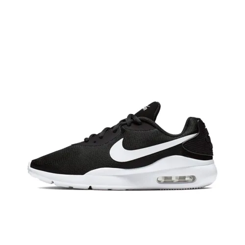 Nike Air Max Oketo Low Топ Air Cushion Повседневные Беговые Кроссовки Женские Черно-белые