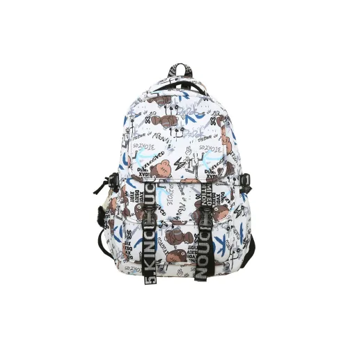 Venerable Brahma Нейлон Рюкзак Унисекс Белый Черный Серый Оранжевый