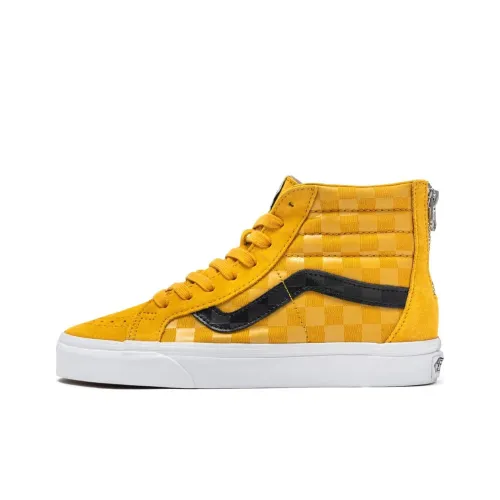 VANS SK8 High Топ Скейтборд Кроссовки Унисекс Желтый