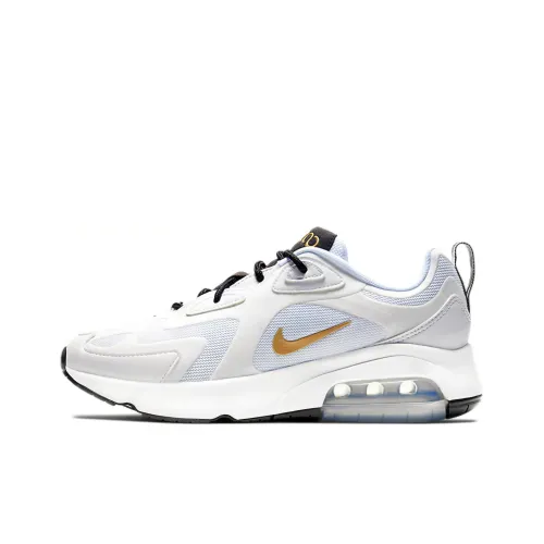 Nike Air Max 200 Low Топ Повседневные Беговые Кроссовки Женские Белые