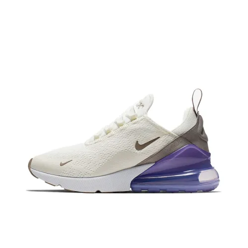 Nike Air Max 270 Амортизация Низкий Топ Беговые Кроссовки Женские Лиловый