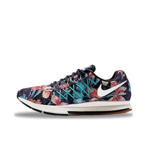 Nike Air Zoom Pegasus 32 Устойчивые к истиранию Низкие Беговые кроссовки Мужские Фуксия