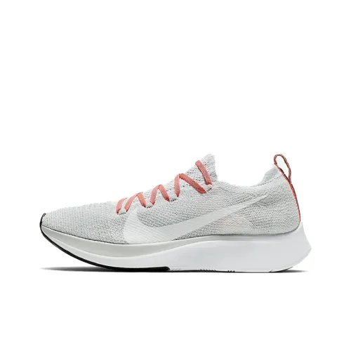 Nike Zoom Fly 1 Амортизаторы Shock противоскользящие низкие кроссовки для бега Marathon женские белые красные и серые