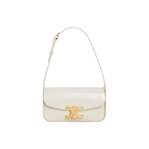 CELINE Сумка из коровьей кожи сумка через плечо женская хлопок белый