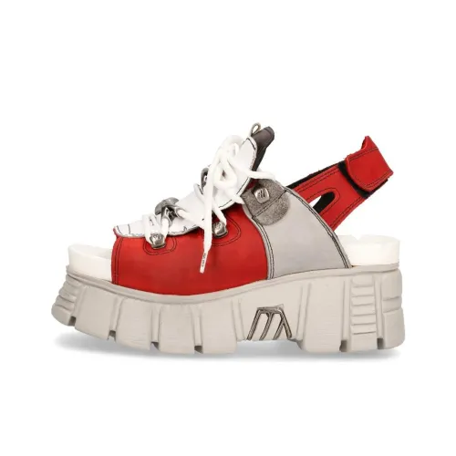 NEW ROCK Низкий топ Повседневная обувь Женская Красная