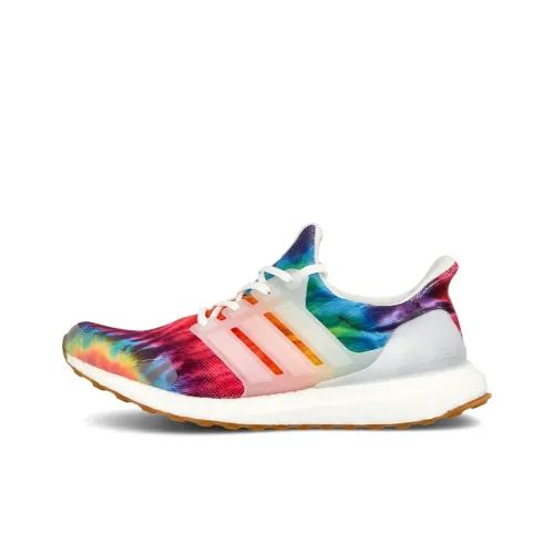 Adidas ULT Амортизирующие подошвы Slip-resistant Низкие Беговые кроссовки Унисекс Радужный