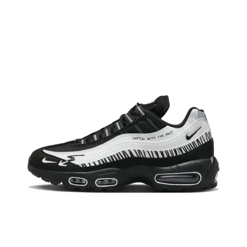 Nike Air Max 95 'Sketch' Low Топ Спортивная Повседневная Обувь Черный
