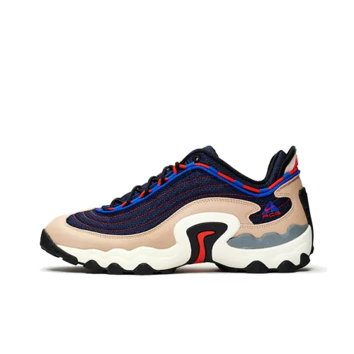 Nike ACG Air Skarn Нескользящий Легкий Низкий Топ Марафон Беговые кроссовки Унисекс Бежево-желтый