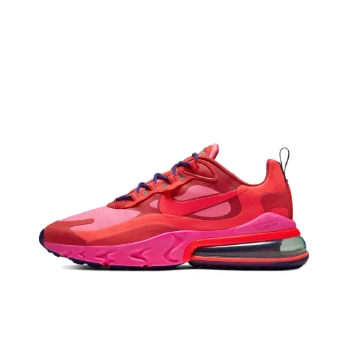 Nike Air Max 270 Low Топ Air Cushion Беговые кроссовки Мужские Розовые