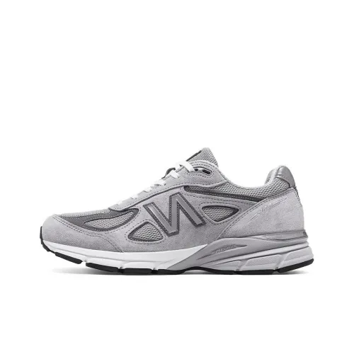 New Balance NB 990 V4 Low Топ Беговые кроссовки Унисекс Наследственный серый